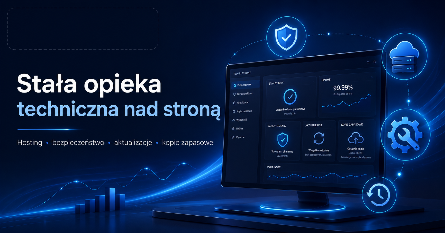 Stała opieka techniczna nad stroną internetową